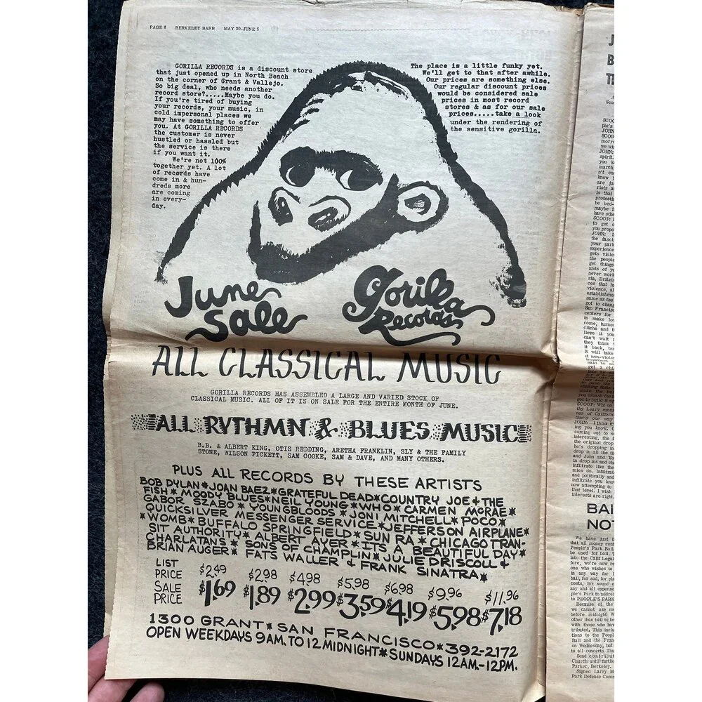 1970s Berkeley Bark CounterCulture, Black Panther Party, Underground Newspaper,